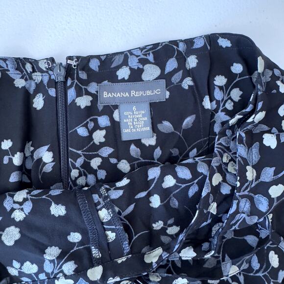 VTG Spring 2000 Banana Republic Skort Skirt Women's Size 6 Floral - Picture 2 of 5